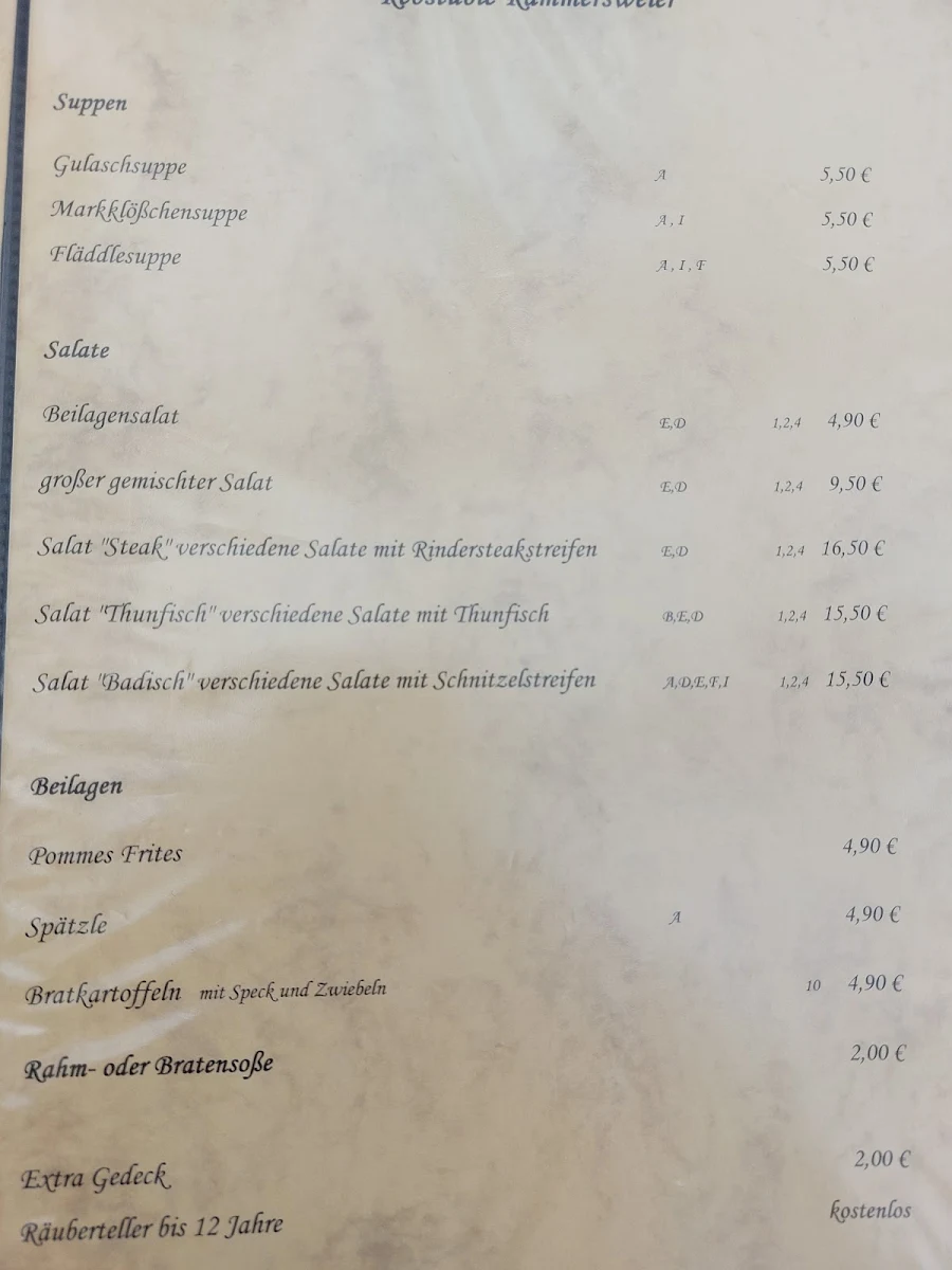 Speisekarte photo 1