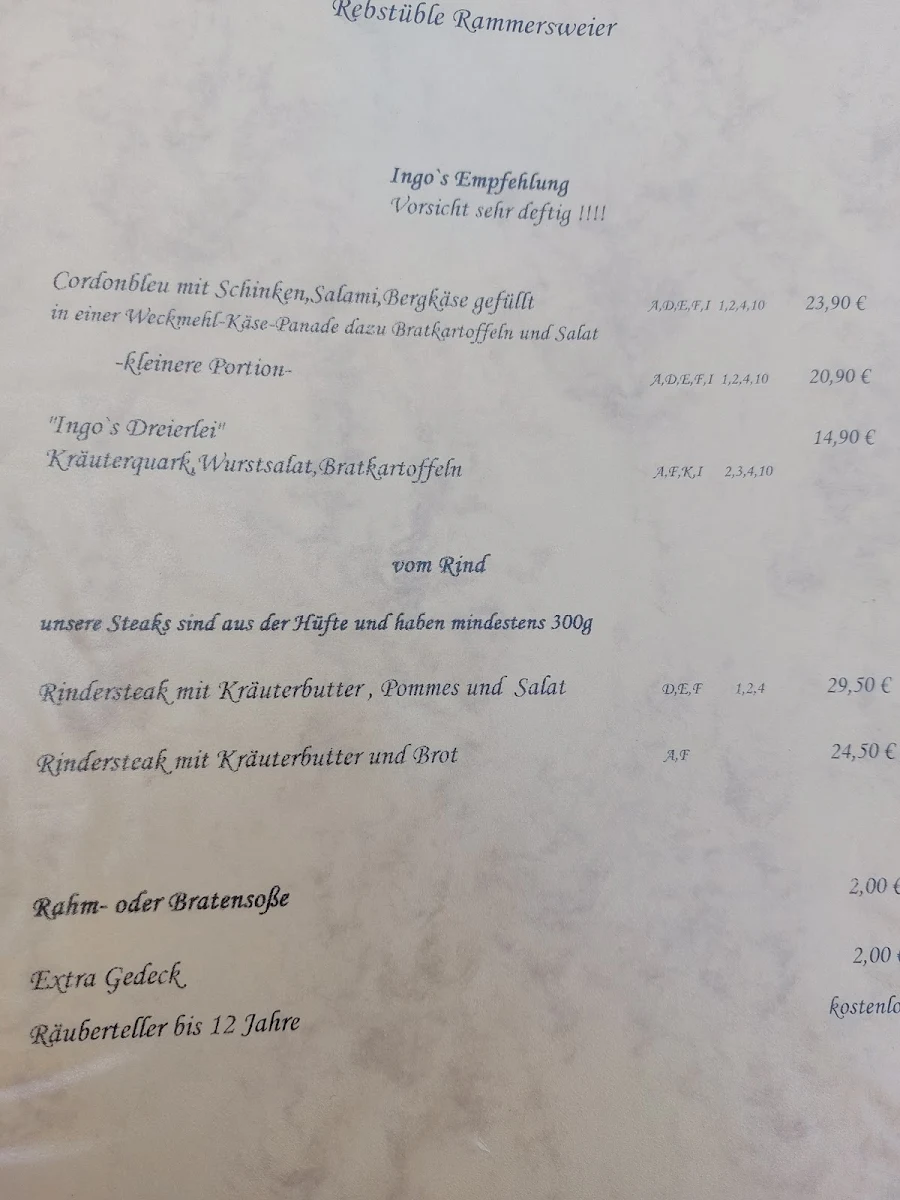 Speisekarte photo 2