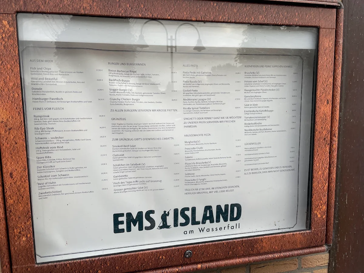 Speisekarte, Ems-Island