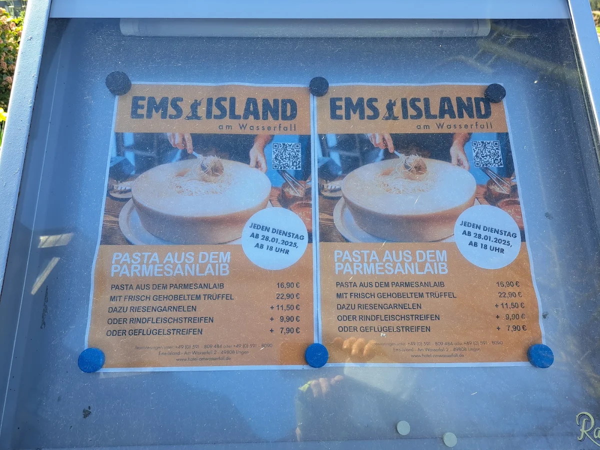 Speisekarte, Ems-Island