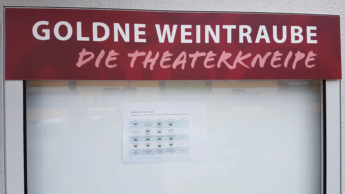 Speisekarte, Goldne Weintraube