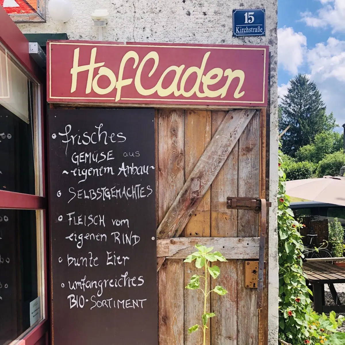Speisekarte, Hofcafé KlosterGut Schlehdorf