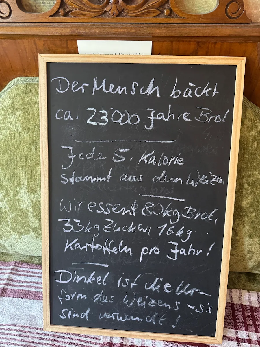 Speisekarte, Tinas Café