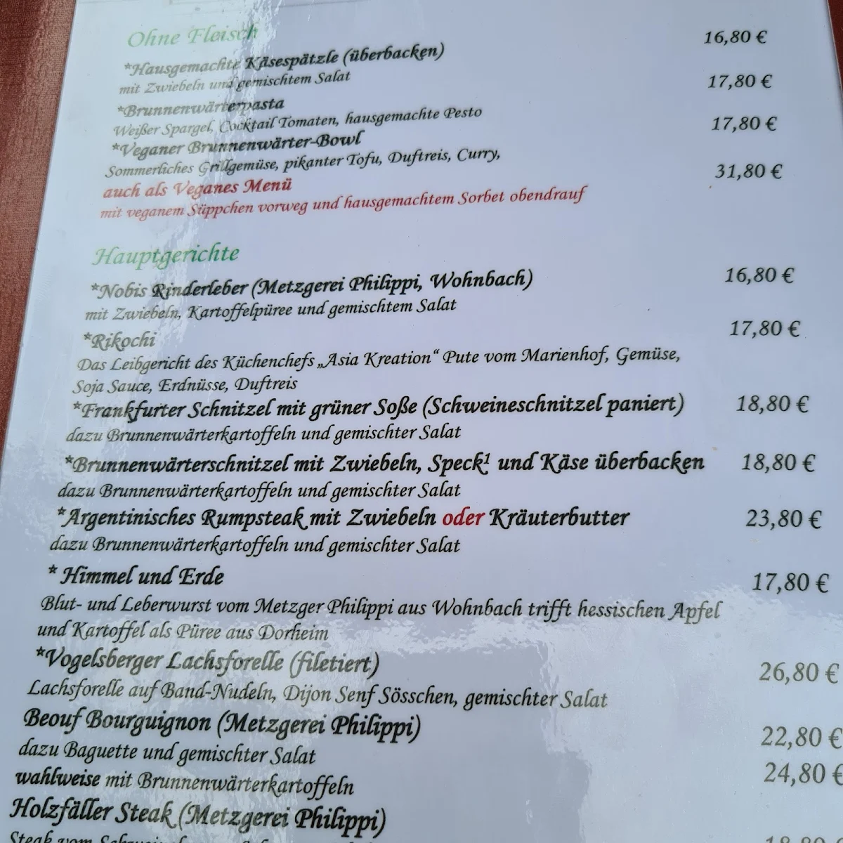 Speisekarte photo 7