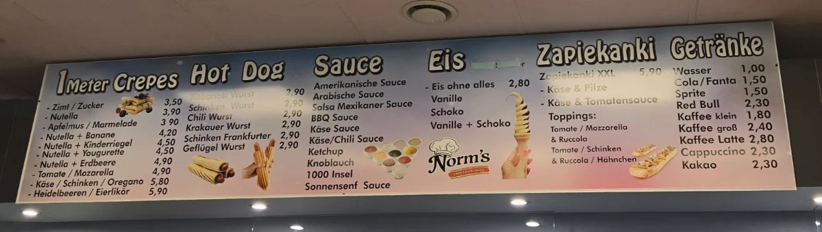 Speisekarte photo 2