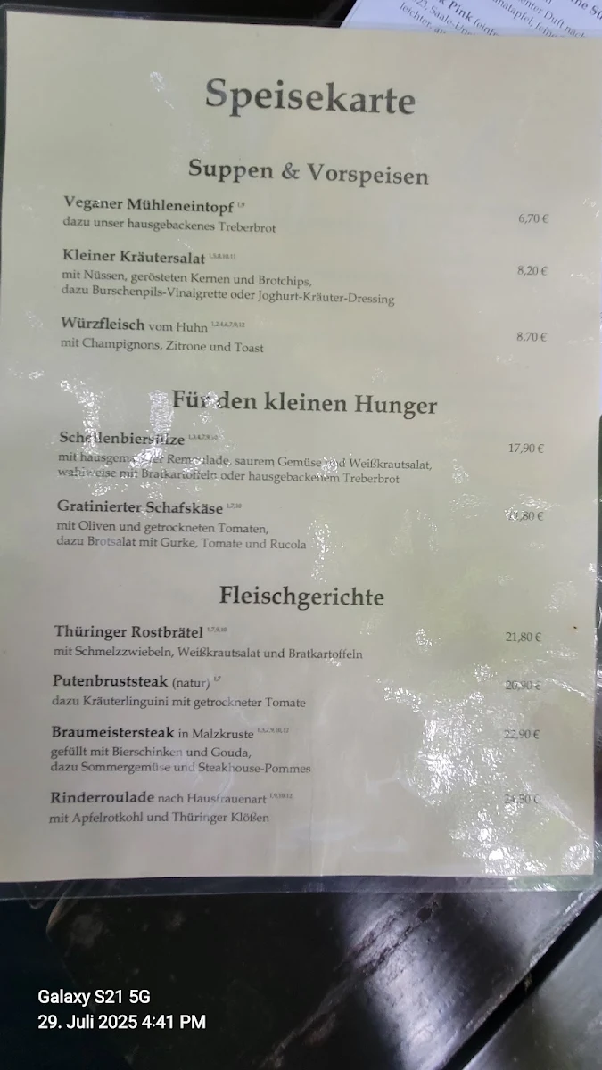 Speisekarte photo 1