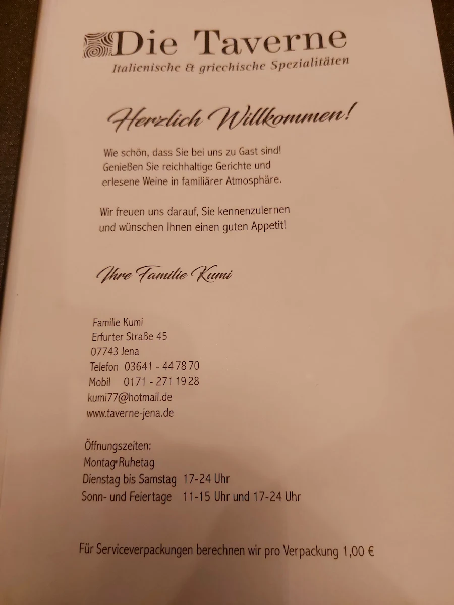Speisekarte photo 2