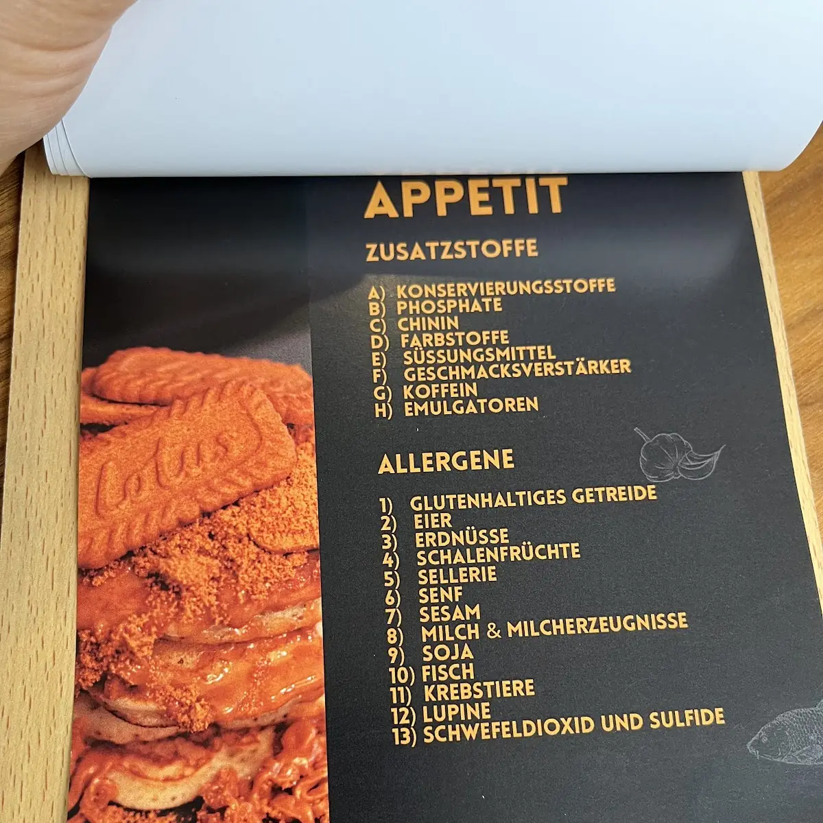 Speisekarte photo 2