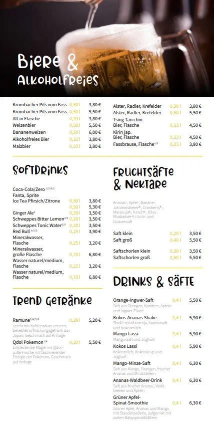 Speisekarte photo 3