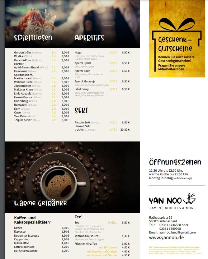 Speisekarte photo 6