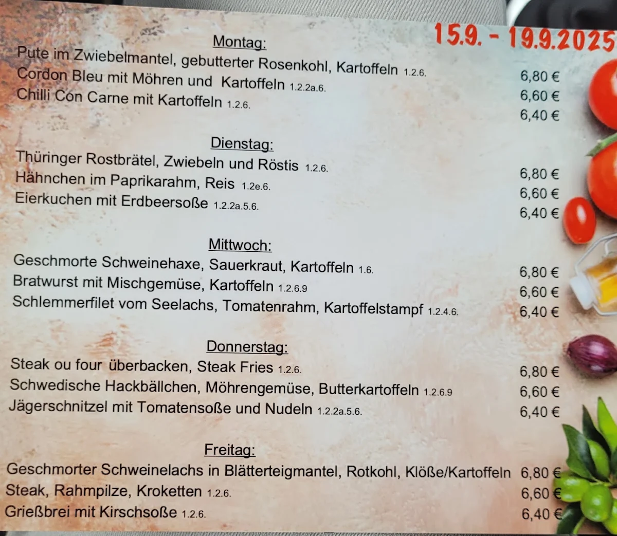 Speisekarte photo 1
