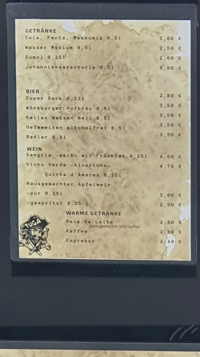 Speisekarte photo 2