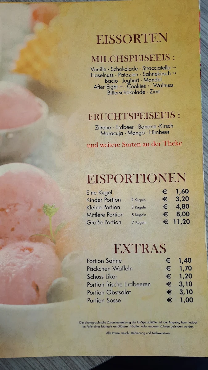 Speisekarte photo 1