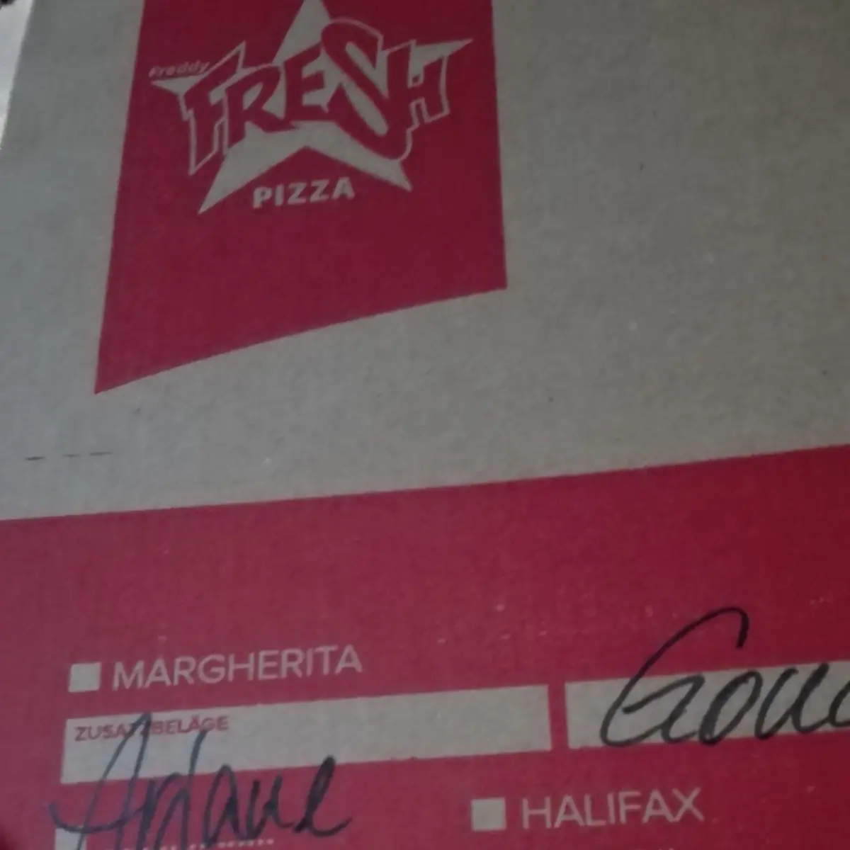 Speisekarte, Freddy Fresh Pizza Magdeburg-Neustadt