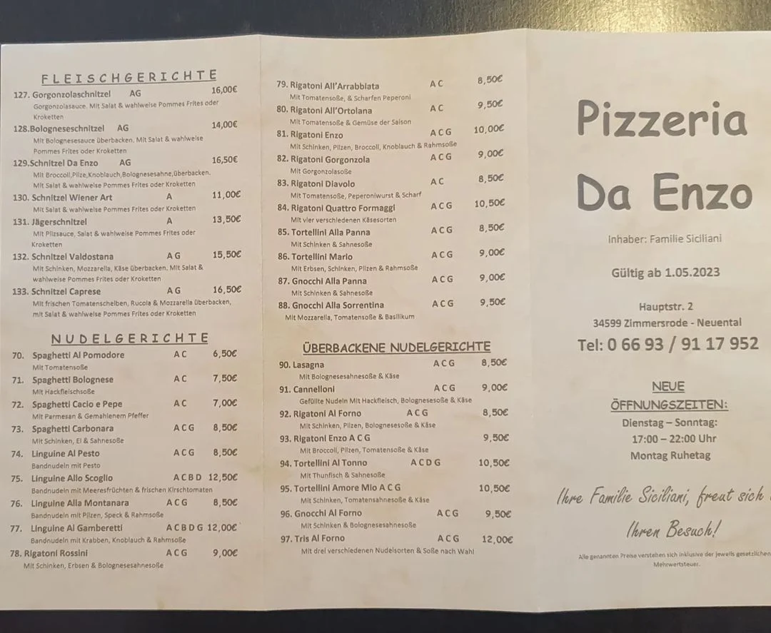 Speisekarte photo 3