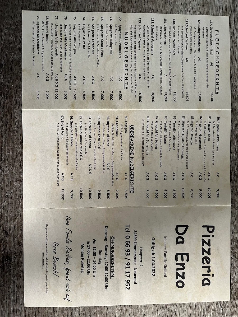 Speisekarte photo 4