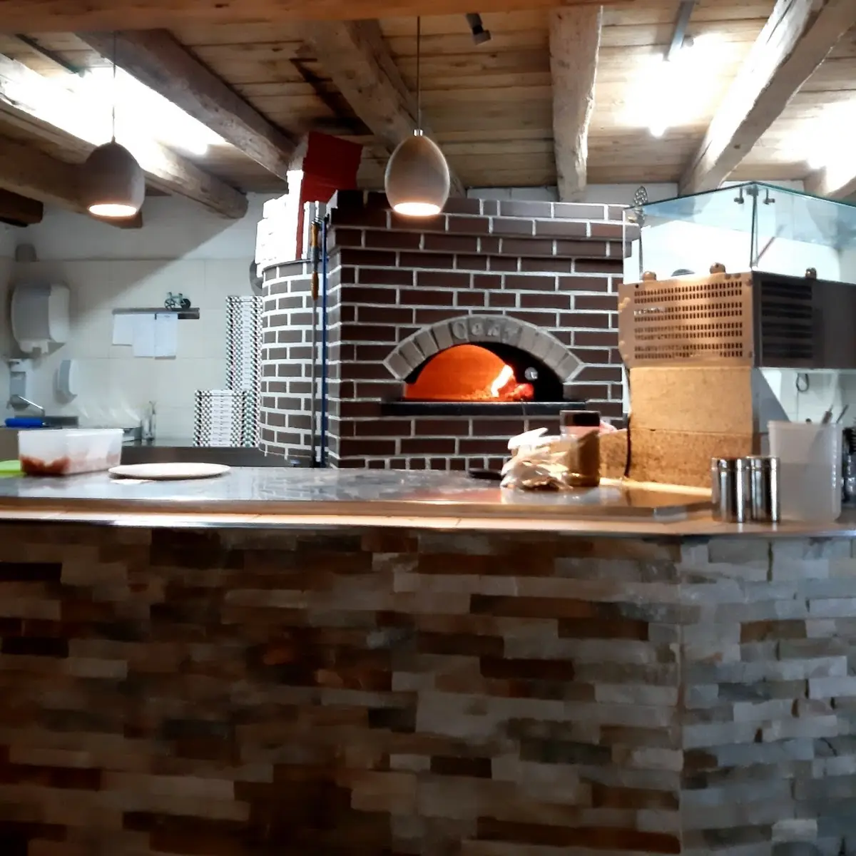 Atmosphäre, Restaurant Pizzeria Seealm Lago