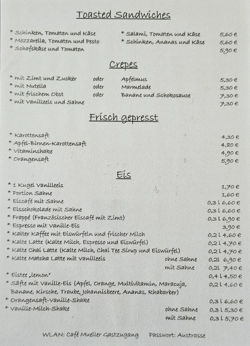 Speisekarte photo 3