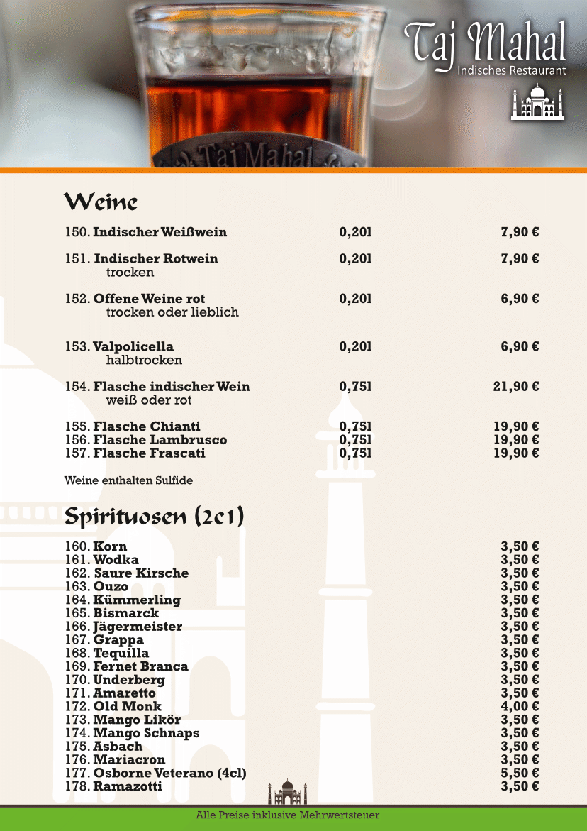 Speisekarte photo 5