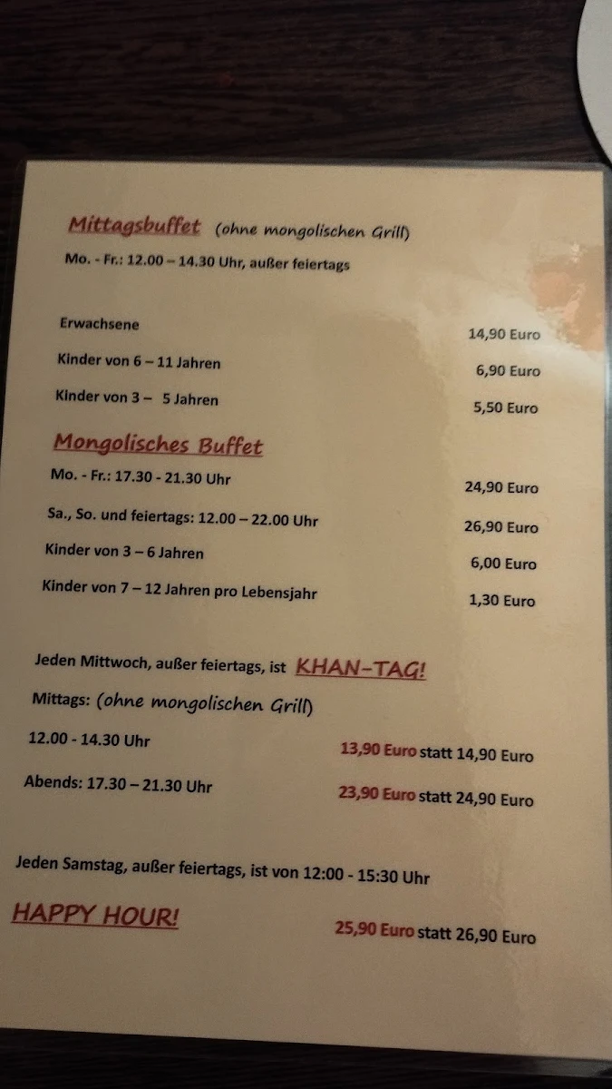 Speisekarte photo 6