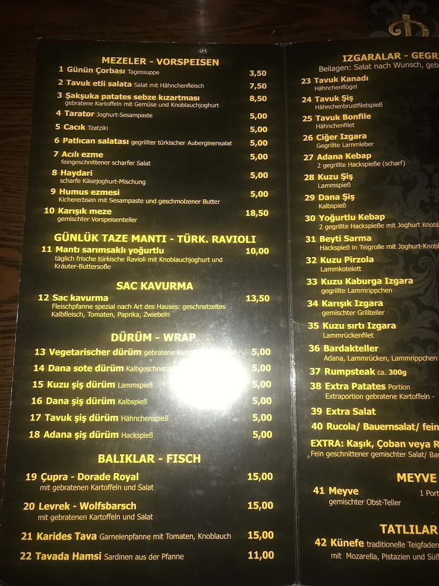 Speisekarte photo 3