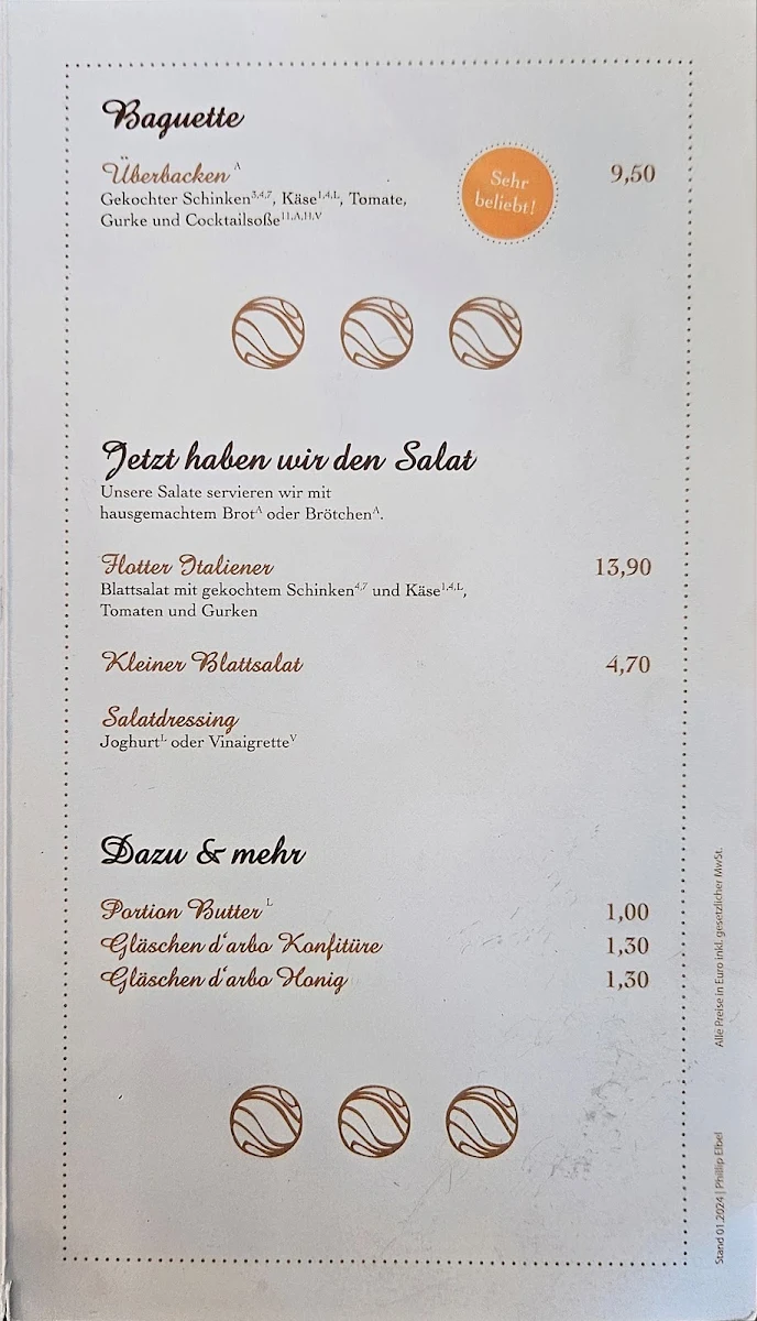 Speisekarte photo 2