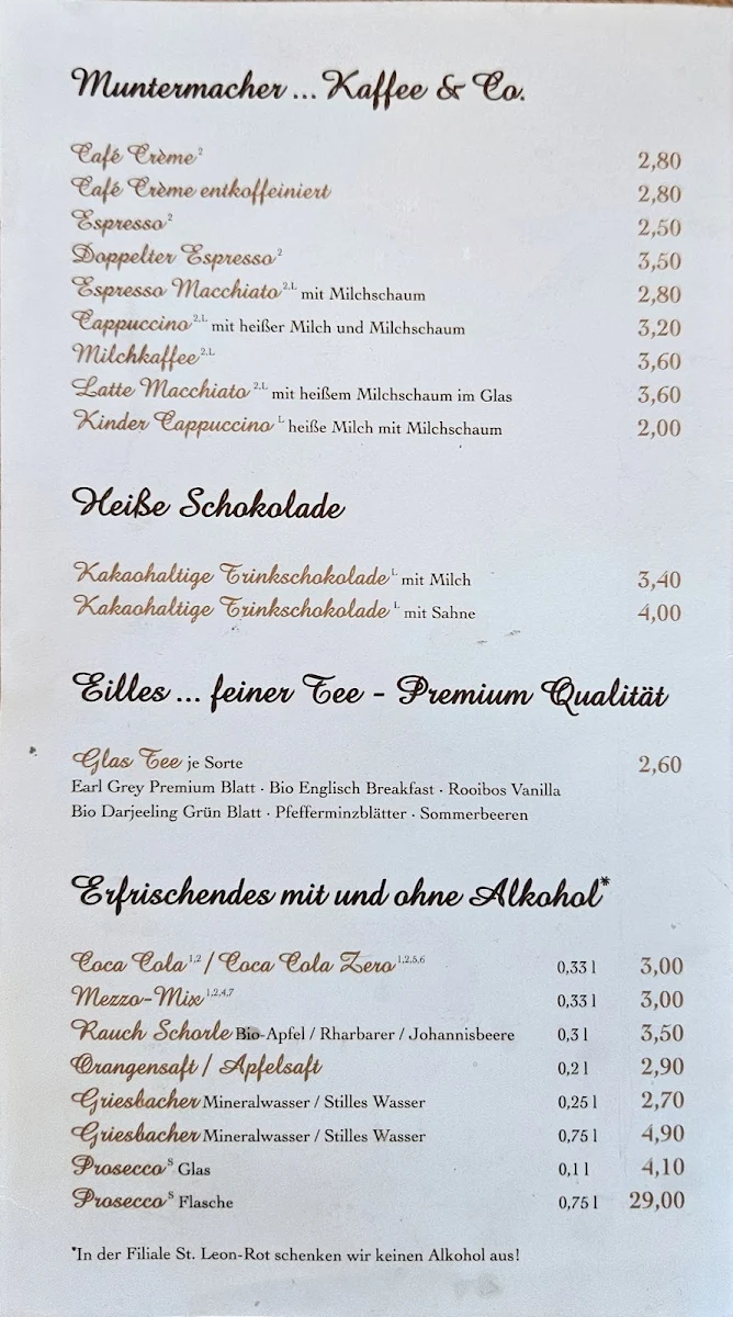 Speisekarte photo 3