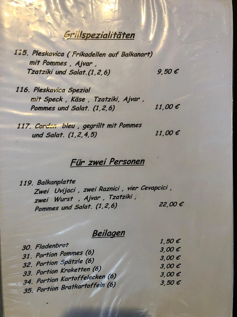 Speisekarte photo 4