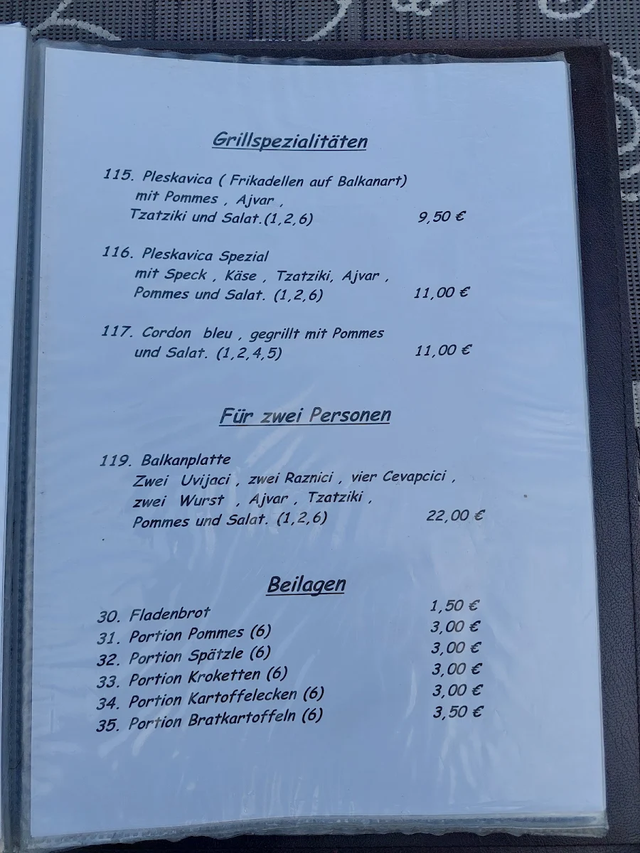 Speisekarte photo 9