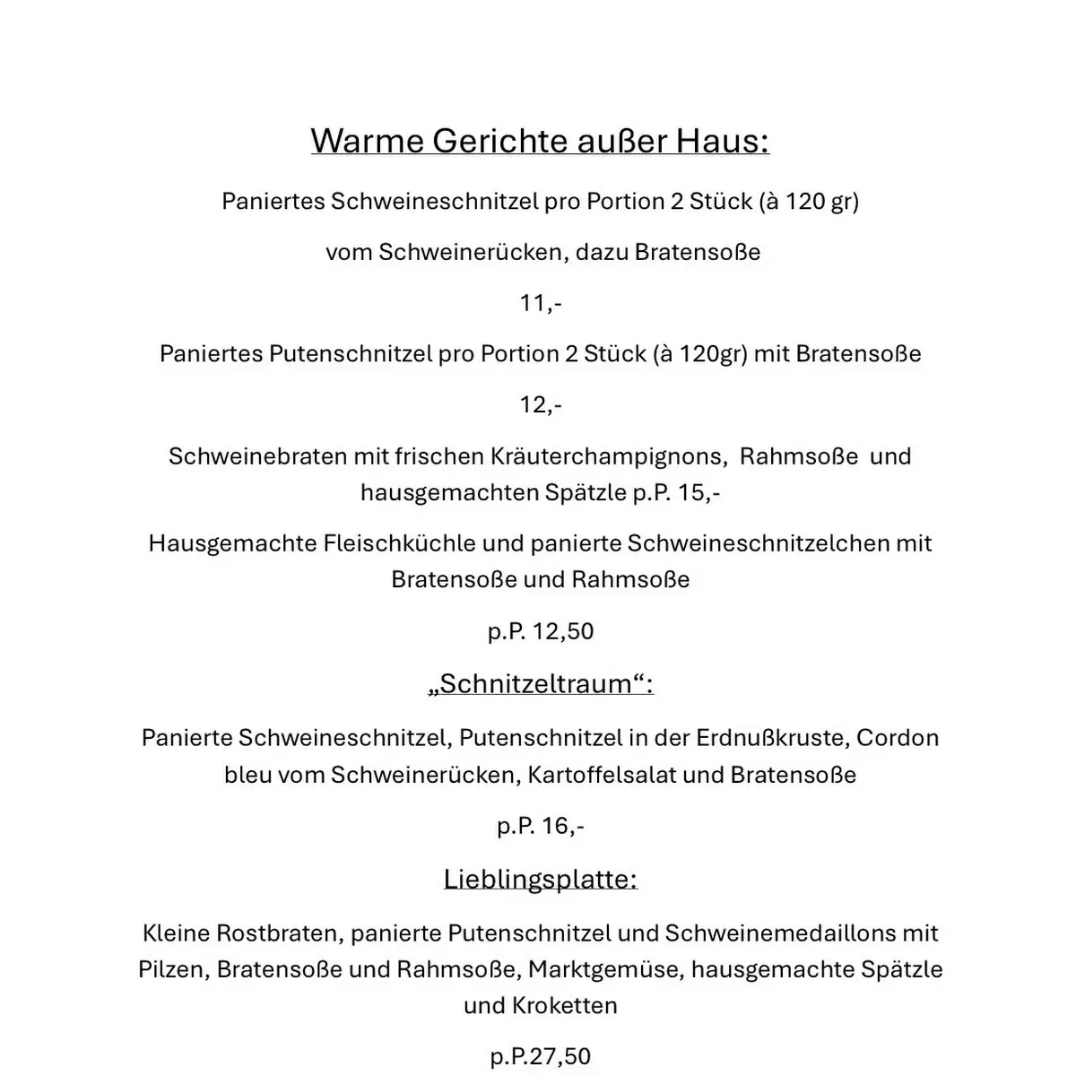 Speisekarte photo 3