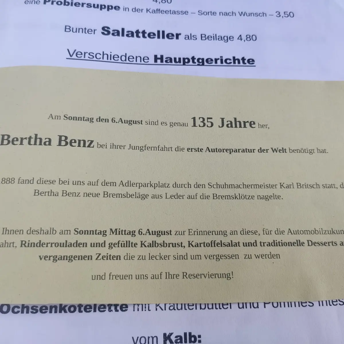 Speisekarte photo 6