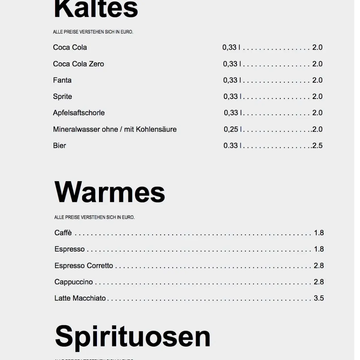 Speisekarte photo 3