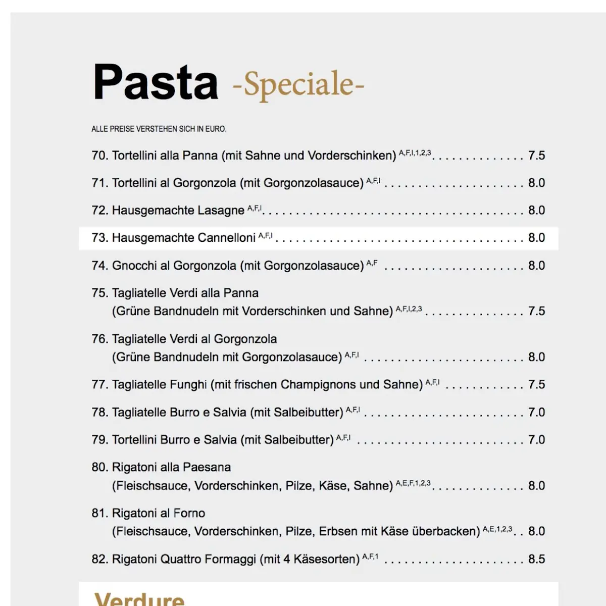 Speisekarte photo 4