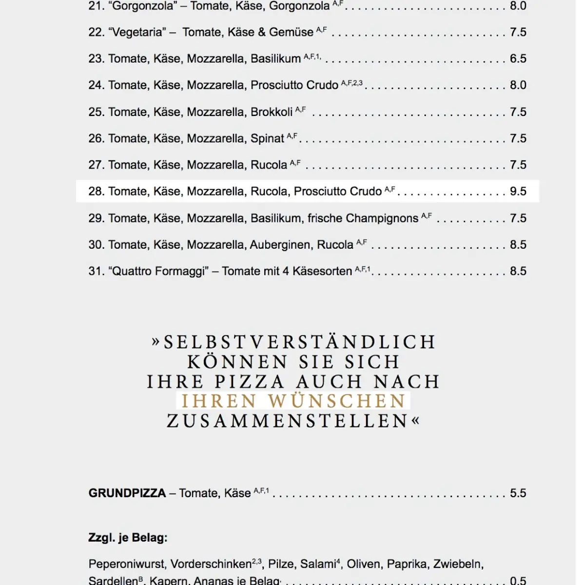 Speisekarte photo 5