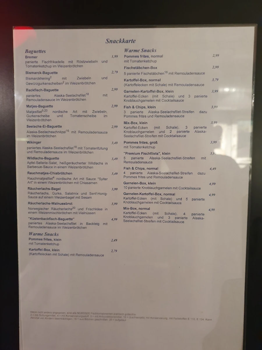 Speisekarte photo 1