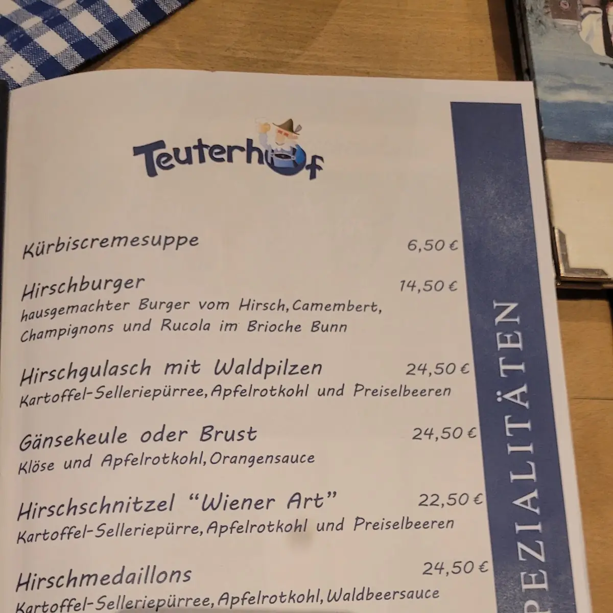 Speisekarte photo 4