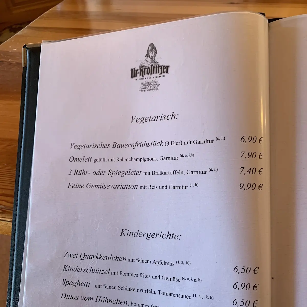 Speisekarte photo 8