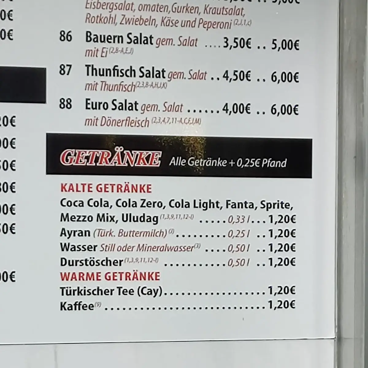 Speisekarte photo 5