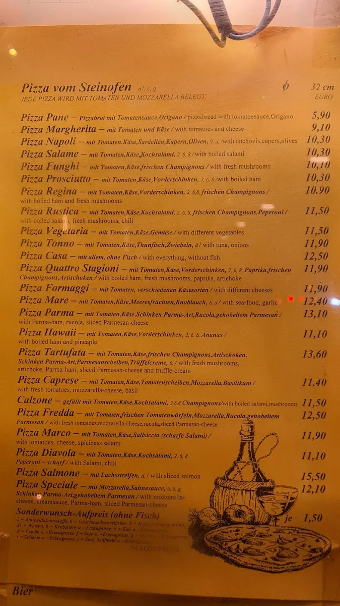 Speisekarte, Ciao