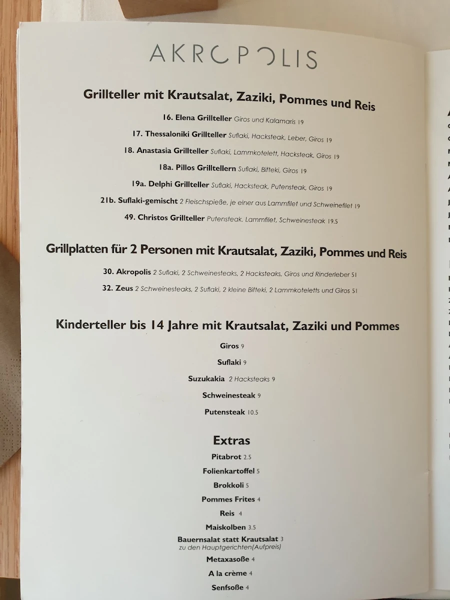 Speisekarte photo 5