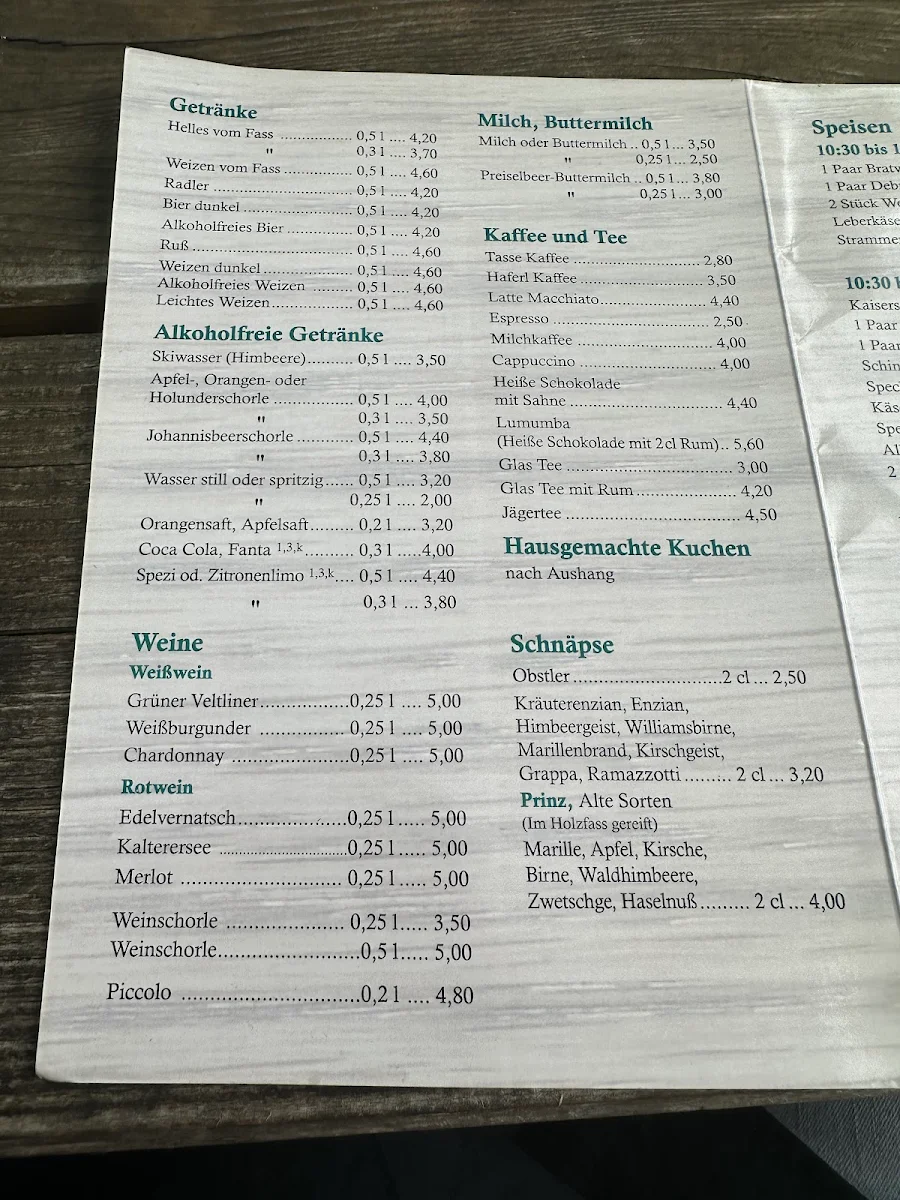 Speisekarte photo 4