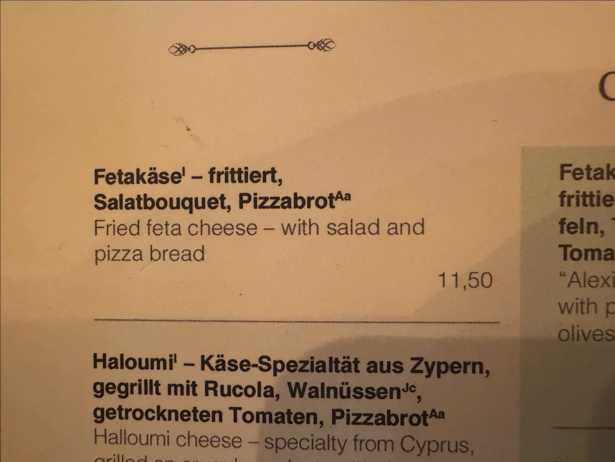 Speisekarte photo 4