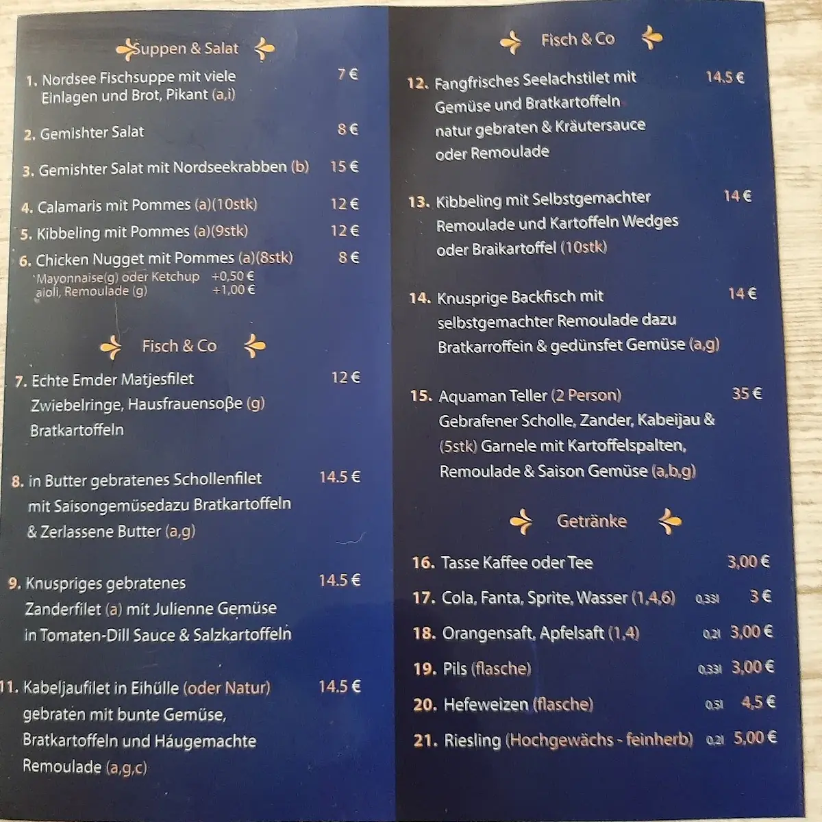 Speisekarte photo 2