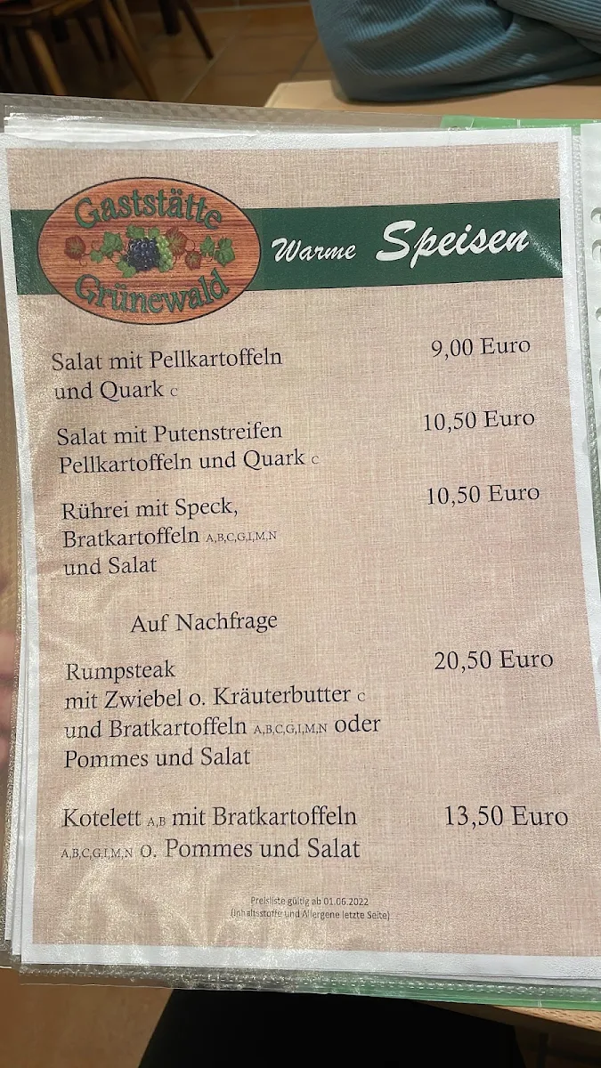 Speisekarte photo 1