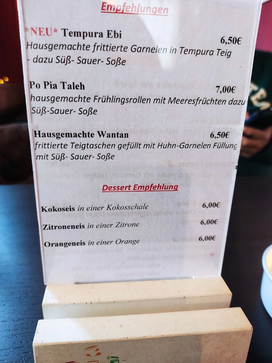 Speisekarte photo 2