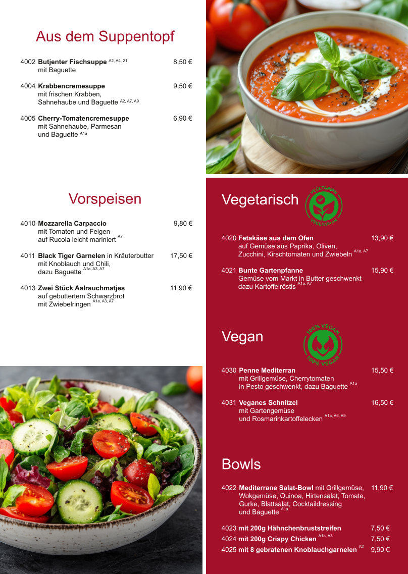 Speisekarte photo 1