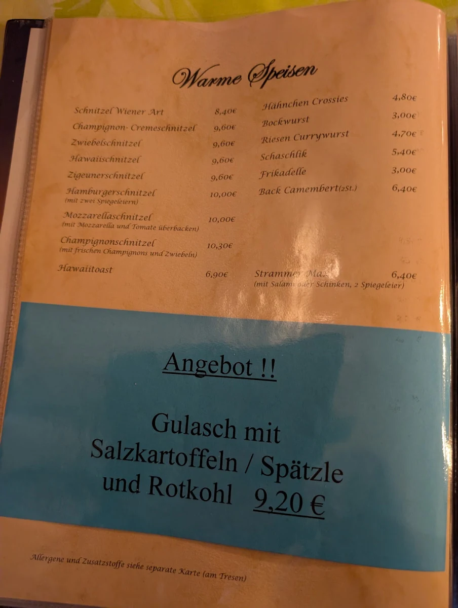 Speisekarte photo 1