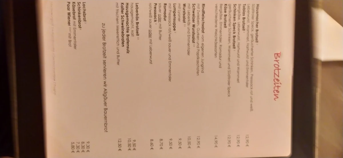 Speisekarte photo 9