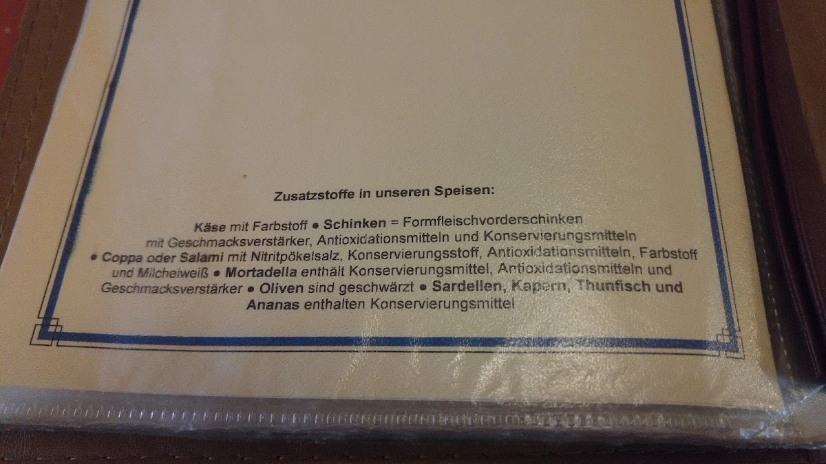 Speisekarte photo 2