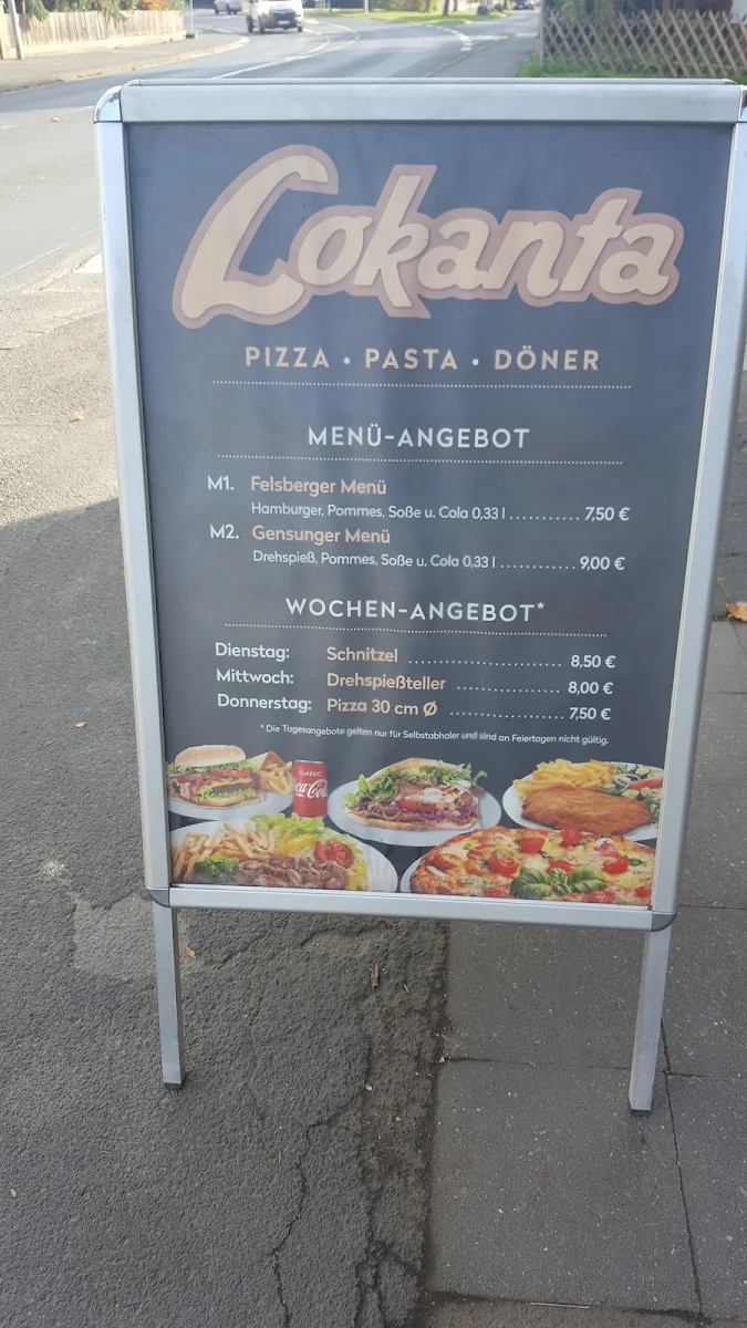 Speisekarte, Lokanta – Pizza, Pasta, Döner | Lieferdienst Felsberg